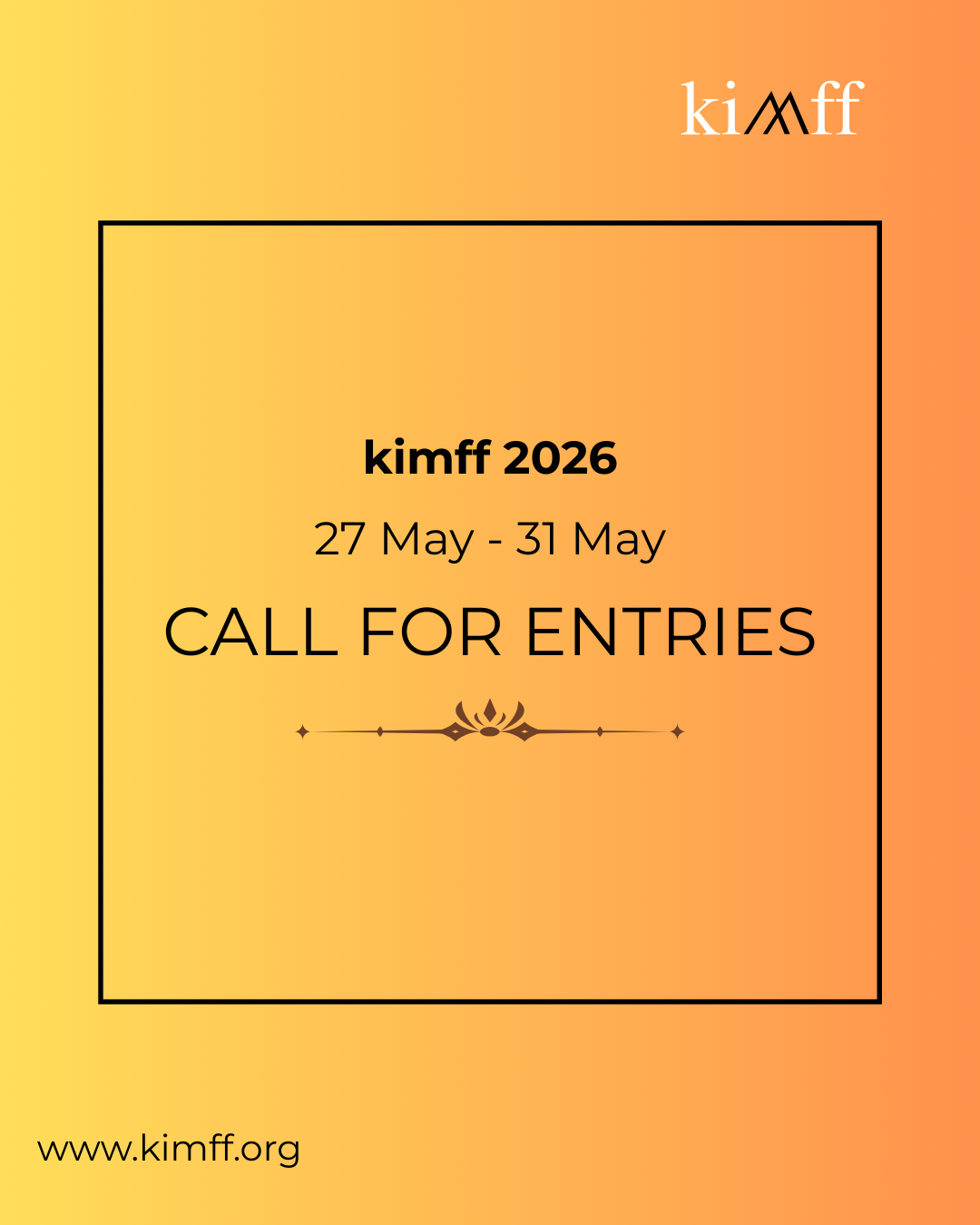 CALL FOR ENTRIES